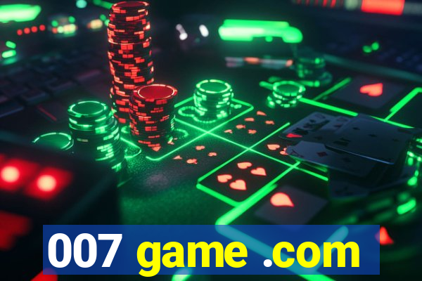 007 game .com